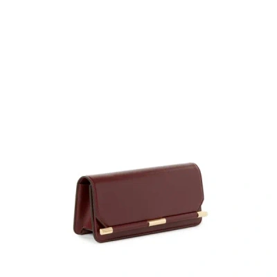 Victoria Beckham Pochette En Cuir In Red