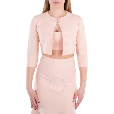 VICTORIA BECKHAM VICTORIA BECKHAM POINTELLE CROPPED CARDIGAN