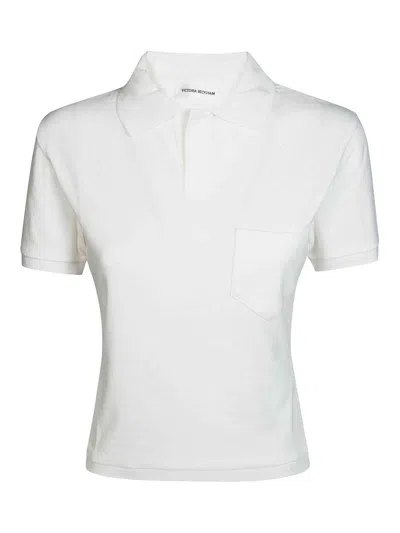 Victoria Beckham Polo - Blanco