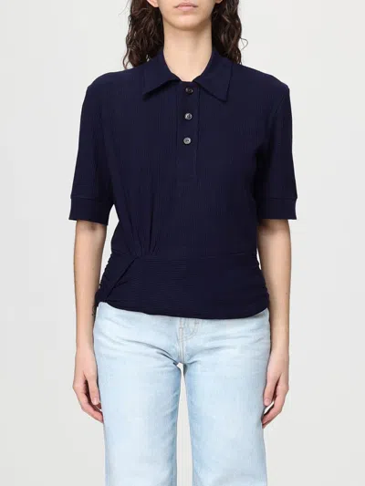Victoria Beckham Polo Shirt Woman Victoria  In Gray