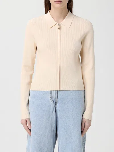 Victoria Beckham Polo Shirt Victoria  Woman Color Beige In Neutral