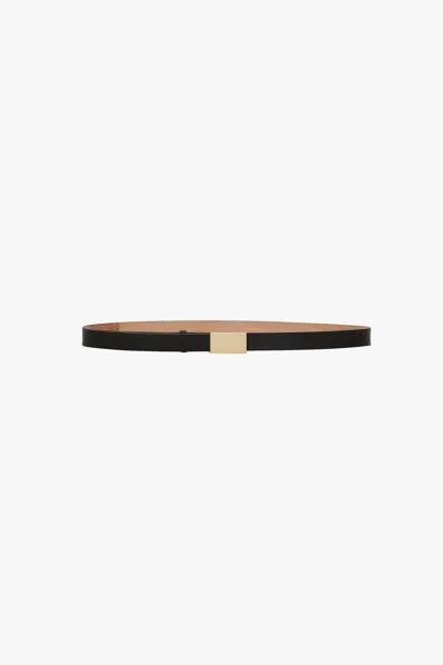Victoria Beckham Portofino Mirror Belt In Black