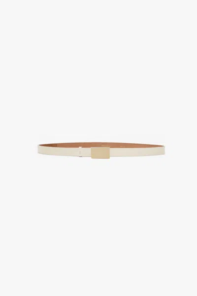 Victoria Beckham Portofino Mirror Belt In Neutral