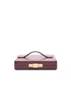 Victoria Beckham Clasp-fastening Clutch In Red