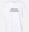 Victoria Beckham White 'david's Wife' Slogan T-shirt In White