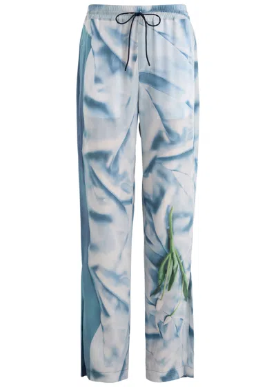 VICTORIA BECKHAM VICTORIA BECKHAM PRINTED SILK CREPE-DE-CHINE TROUSERS