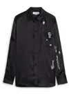 Victoria Beckham Printed Silk Pyjama Shirt