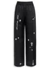Victoria Beckham Printed Silk Pyjama Trousers