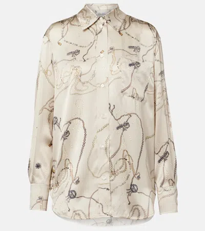 Victoria Beckham Printed Silk Shirt