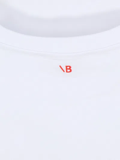 Victoria Beckham Printed T-shirt In White