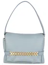 Victoria Beckham Puffy Chain Pouch In Ice