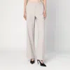 Victoria Beckham Pumice-coloured Trousers In Wool Blend In Neutral