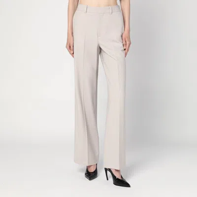 Victoria Beckham Pumice-coloured Trousers In Wool Blend In Neutral
