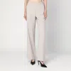 Victoria Beckham Pumice-coloured Trousers In Wool Blend In Neutral