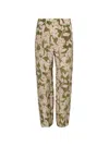 Victoria Beckham Womens Parakeet Blush Floral-print Silk-crepe Pyjama Trousers In Multi