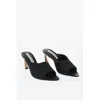 Victoria Beckham Raffia Stiletto Mule Sandals