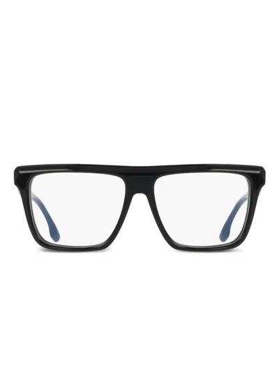 Victoria Beckham Rectangle Frame Glasses In Black
