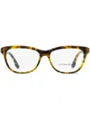 Victoria Beckham Rectangle-frame Glasses In Brown