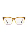 Victoria Beckham Rectangle-frame Glasses In Brown