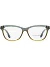 Victoria Beckham Rectangle-frame Glasses In Grey