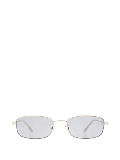 Victoria Beckham Rectangle-frame Sunglasses In Gold