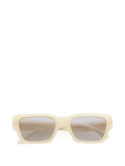 Victoria Beckham Rectangle-frame Sunglasses In Neutral