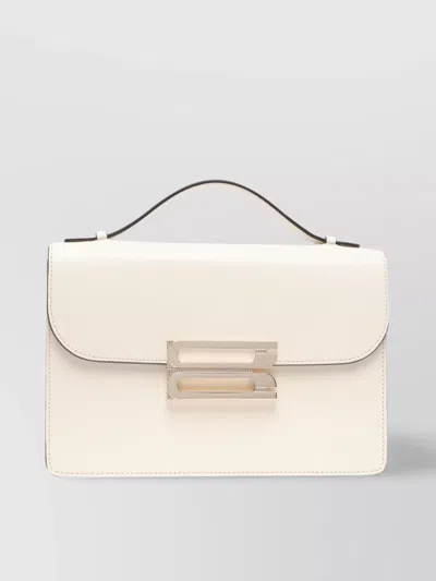 Victoria Beckham Rectangular Handle Shoulder Bag With Metal Hardware