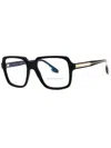 Victoria Beckham Rectangular Mini Eyeglasses In Black