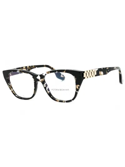 Victoria Beckham Rectangular Women's Eyeglasses In Black