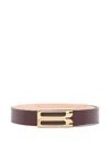 Victoria Beckham Red Collection Solid Formal Belt In Multi