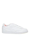Victoria Beckham Reebok X  Woman Sneakers White Size 8.5 Soft Leather In White
