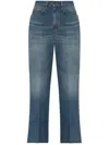 Victoria Beckham Exclusive Bernie Relaxed Jeans In Blue