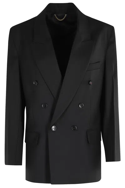 VICTORIA BECKHAM RELAXED DOUBLE BREASTED JACKET