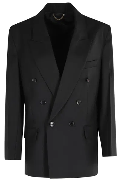 VICTORIA BECKHAM RELAXED DOUBLE BREASTED JACKET