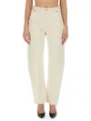 Victoria Beckham Relaxed Fit Jeans In Neutrals