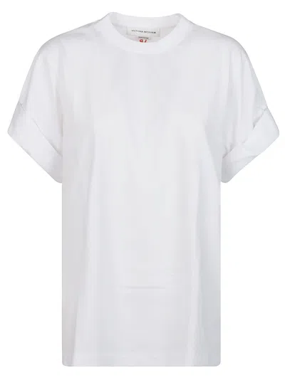Victoria Beckham Relaxed Fit T-shirt In White