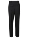 Victoria Beckham Reverse Tailored Trousers In Black