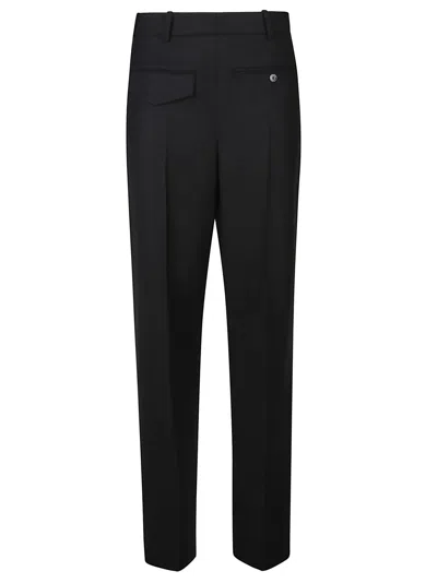 Victoria Beckham Reverse Tailored Trousers In Black