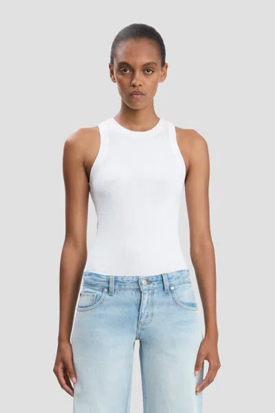 Victoria Beckham Rib Tank In White