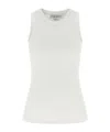 Victoria Beckham 'rib Tank' Top In White