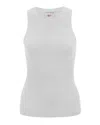 Victoria Beckham Rib Tank White In White