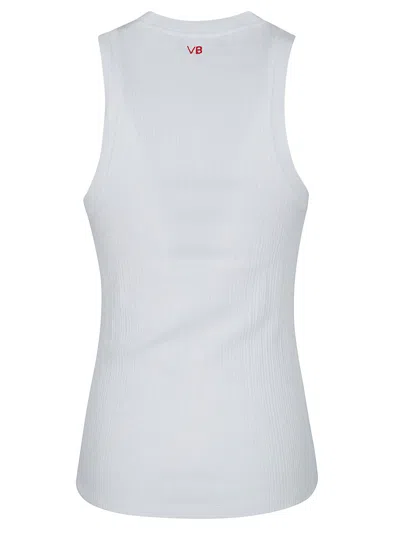 Victoria Beckham Elegant Casual T-shirt For Women In White