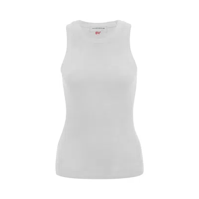 Pre-owned Victoria Beckham Rib Tank 'white' | Women's Size M