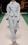 Victoria Beckham Rigid Low-rise Wide-leg Jeans In Light Wash
