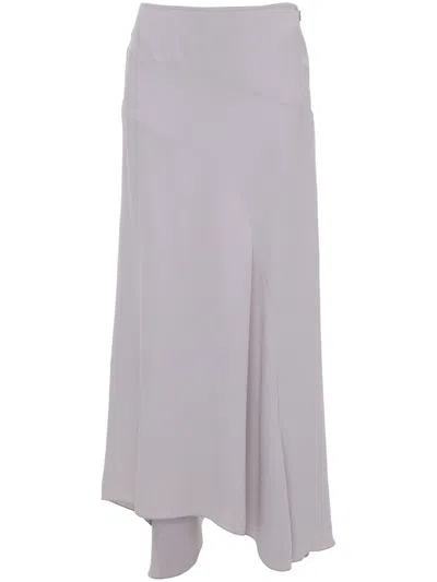 Victoria Beckham Spiral Seam Skirt In Rosa
