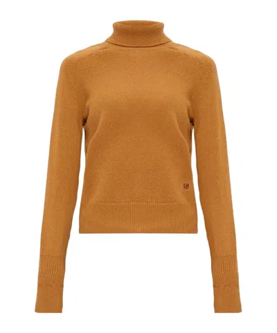 VICTORIA BECKHAM ROLL-NECK WOOL JUMPER