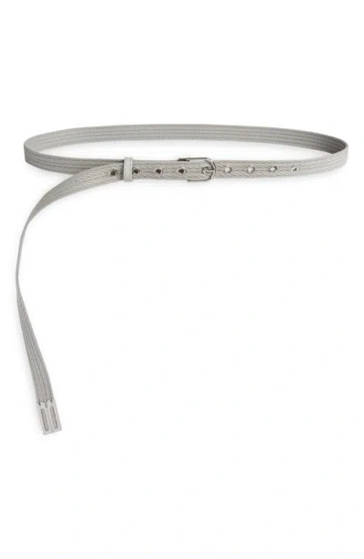 Victoria Beckham Rope Webbing Belt In Gray
