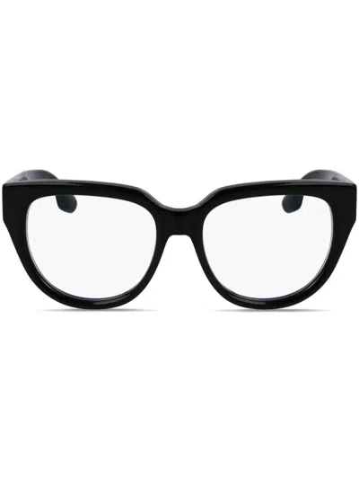Victoria Beckham Round-frame Glasses In Black