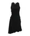 Victoria Beckham Ribbed Maxi Dress In Black