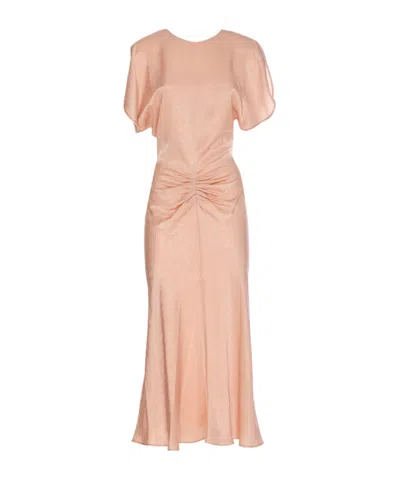 VICTORIA BECKHAM ROUND NECK DRESS
